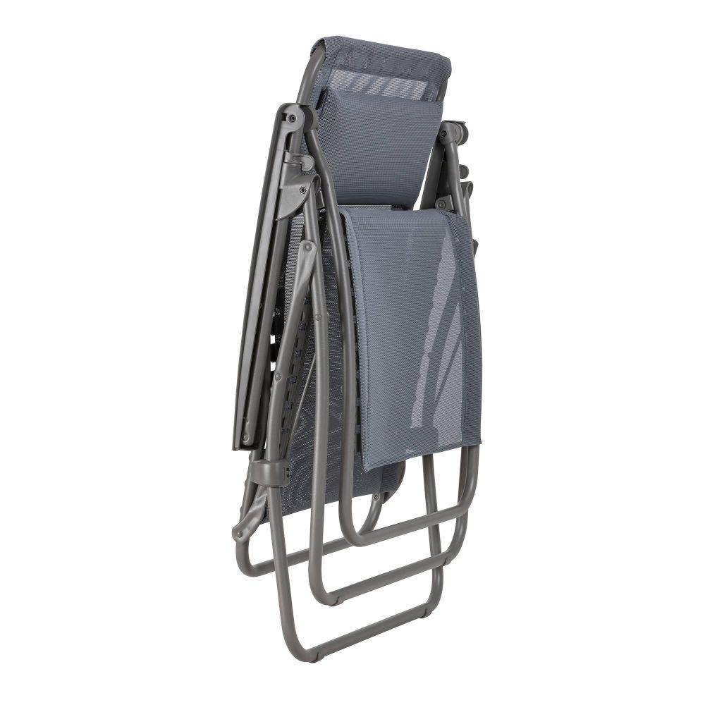 Lafuma-Mobilier - Fauteuil de jardin acier silex Relax Zen Edition Lafuma Mobilier - Image 2