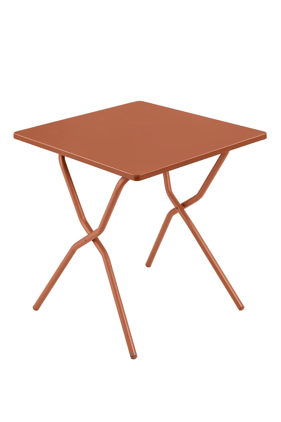 Lafuma-Mobilier - Table de jardin carrée acier canyon 2 personnes Balcony Lafuma Mobilier