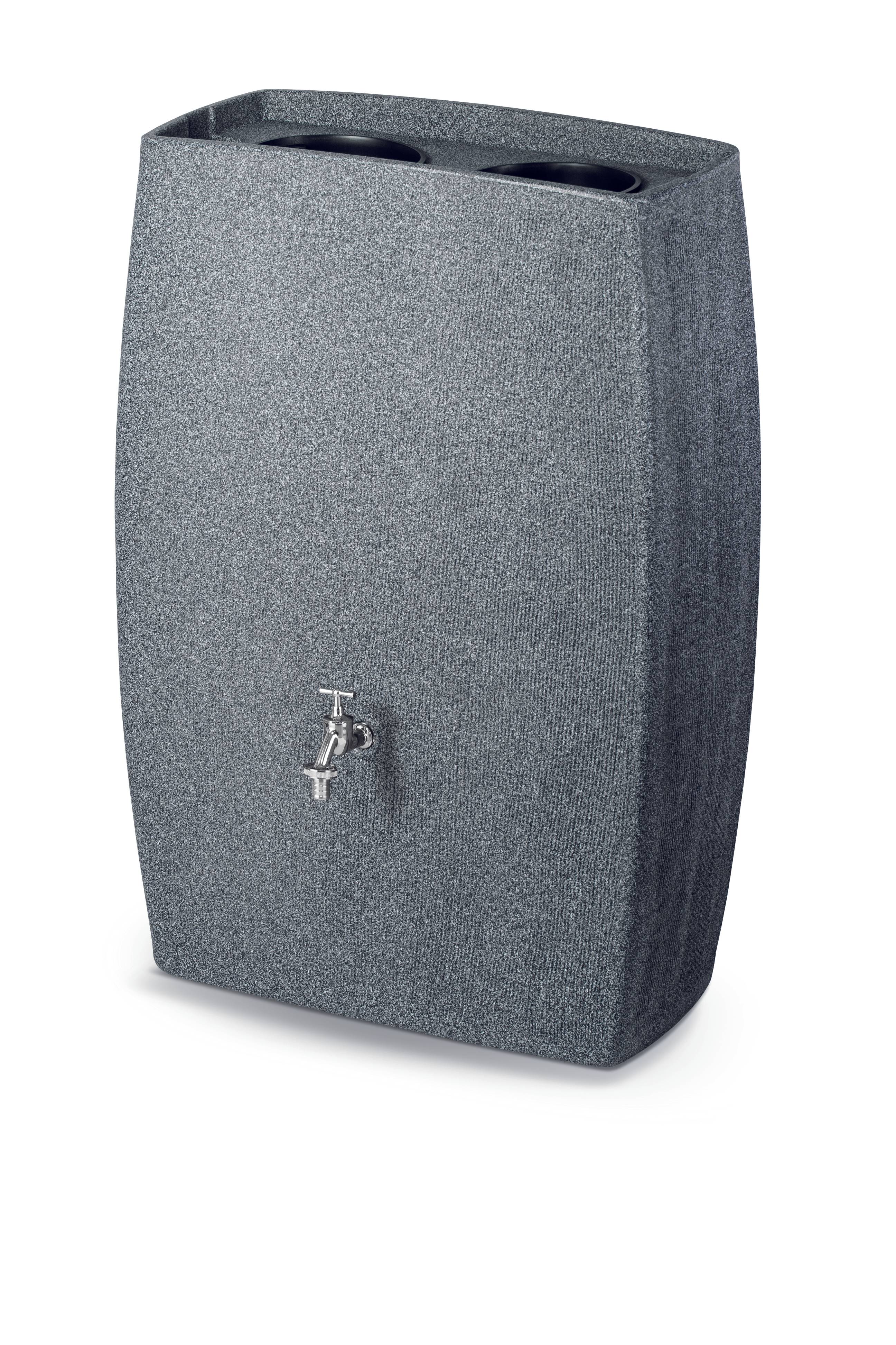 NONAME - Récupérateur d'eau mural - 270 L - effet granit - gris