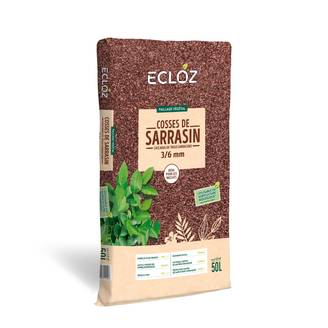 Ecloz - Cosses de sarrasin 50 L - Calibre 3/6 mm - ECLOZ