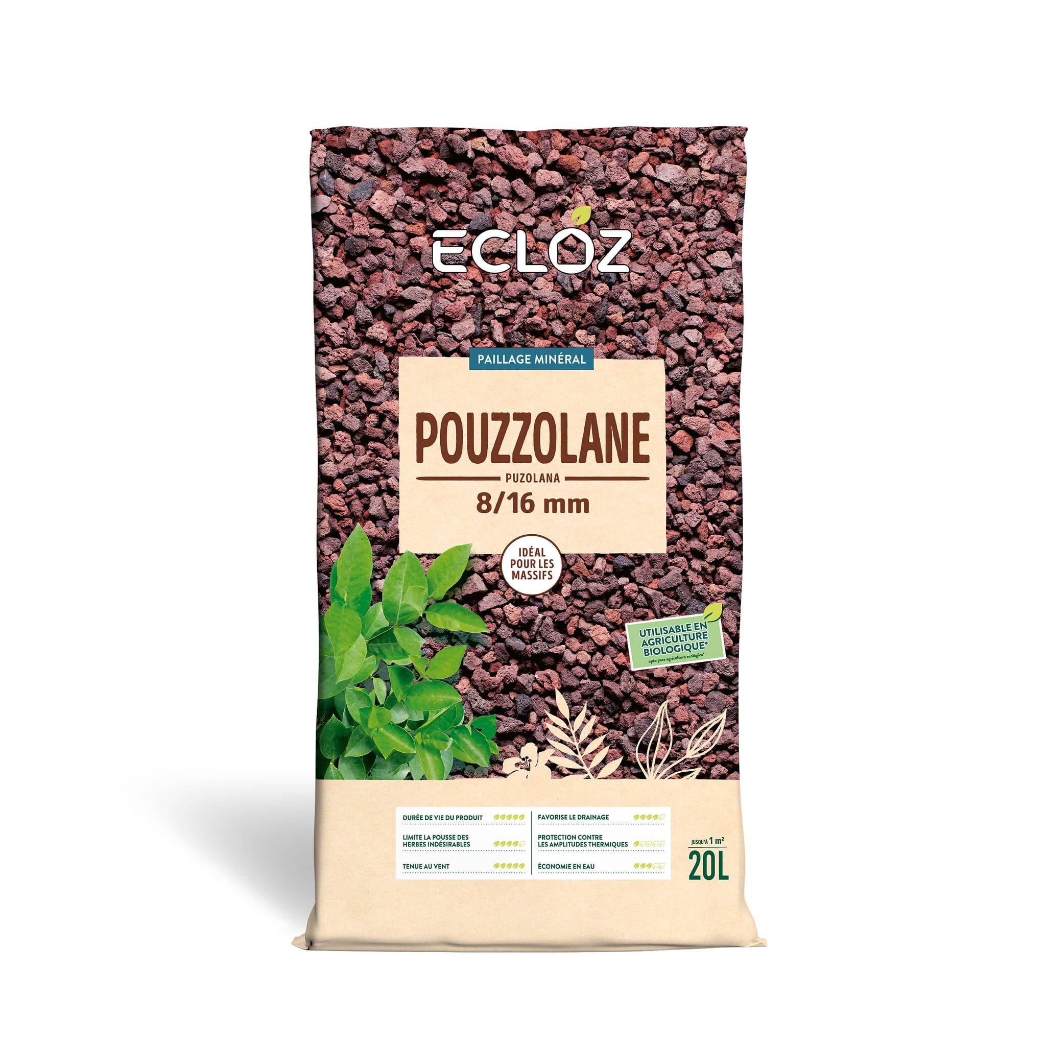 Ecloz - Pouzzolane 20L - Calibre 8/16mm - ECLOZ - Image 1