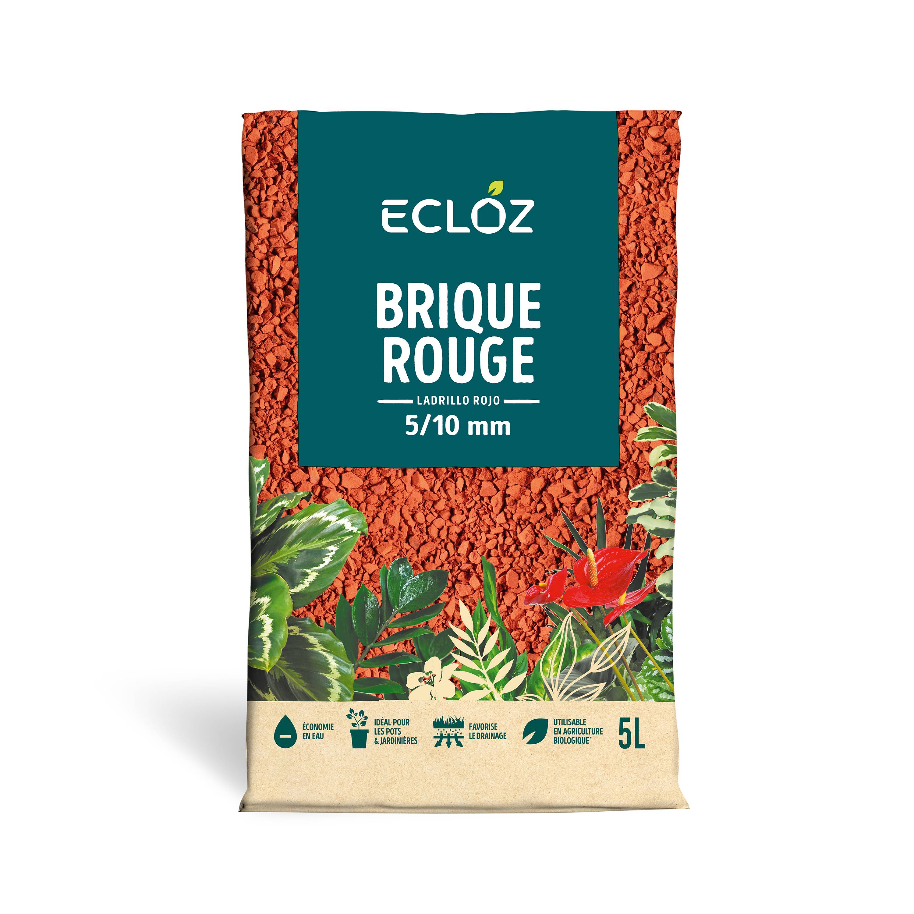 Ecloz - Brique rouge 5L - Calibre 5/10 mm - ECLOZ - Imagen 6
