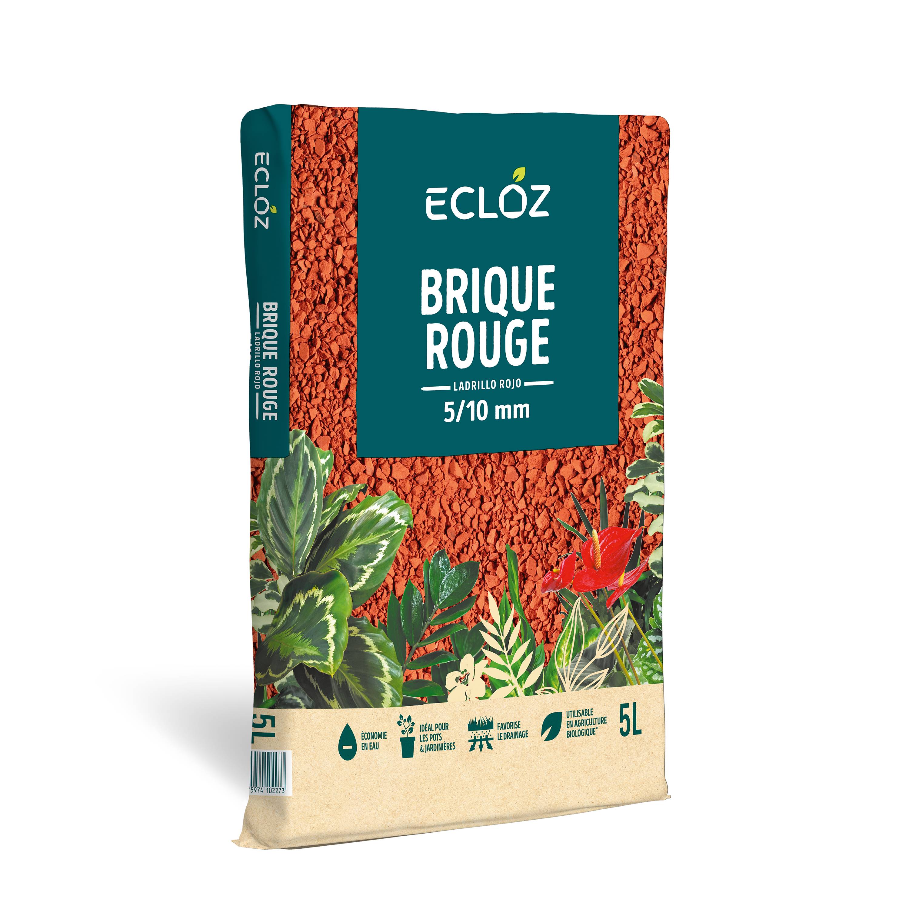 Ecloz - Brique rouge 5L - Calibre 5/10 mm - ECLOZ - Imagen 1
