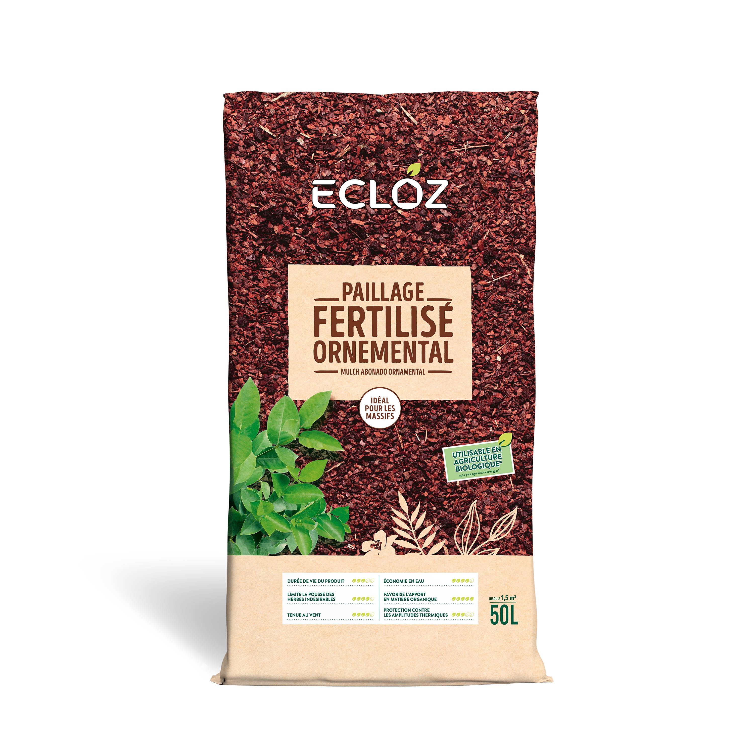 Ecloz - Paillage fertilisé ornemental 50L - ECLOZ - Imagen 2