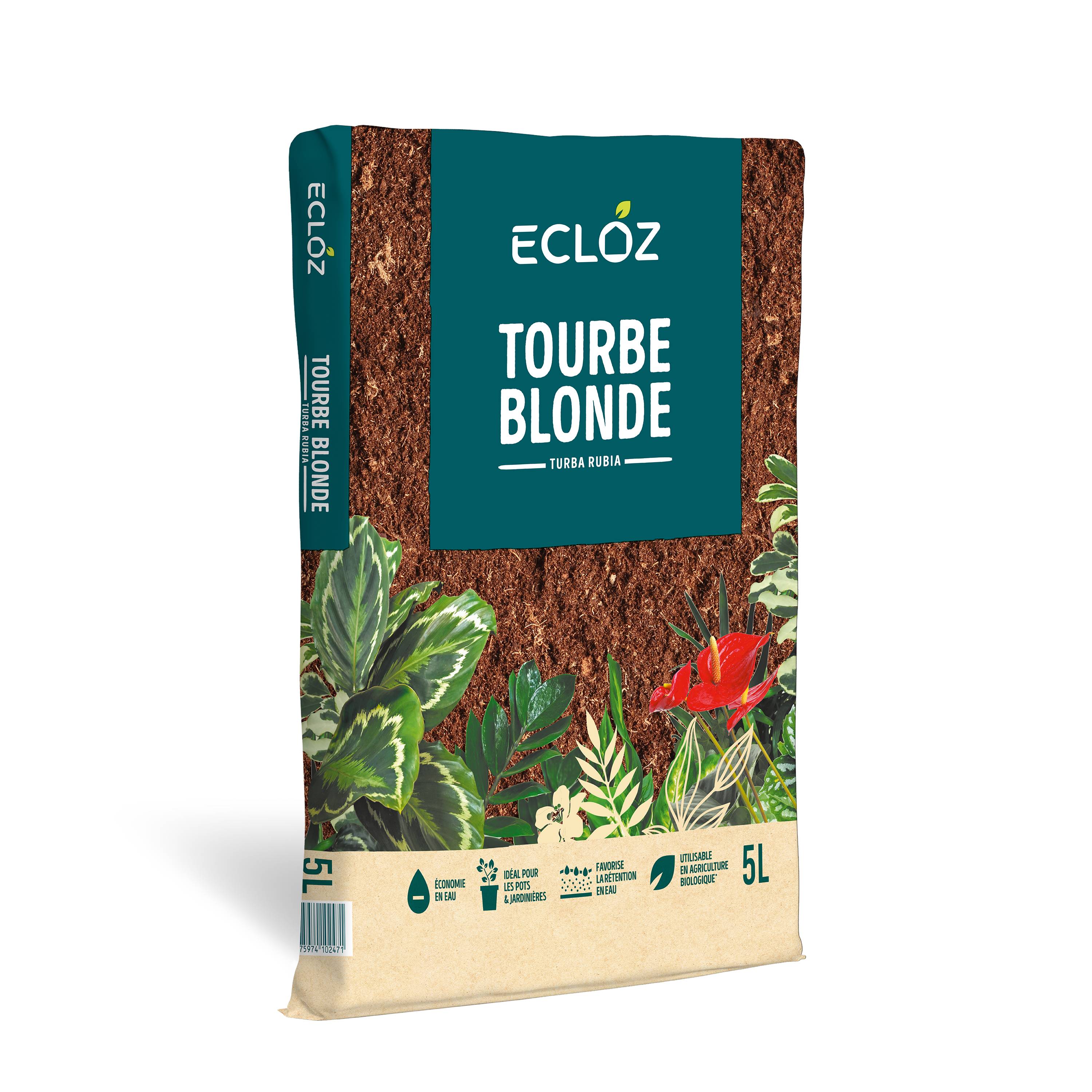 Ecloz - Tourbe blonde 5L - ECLOZ - Imagen 1