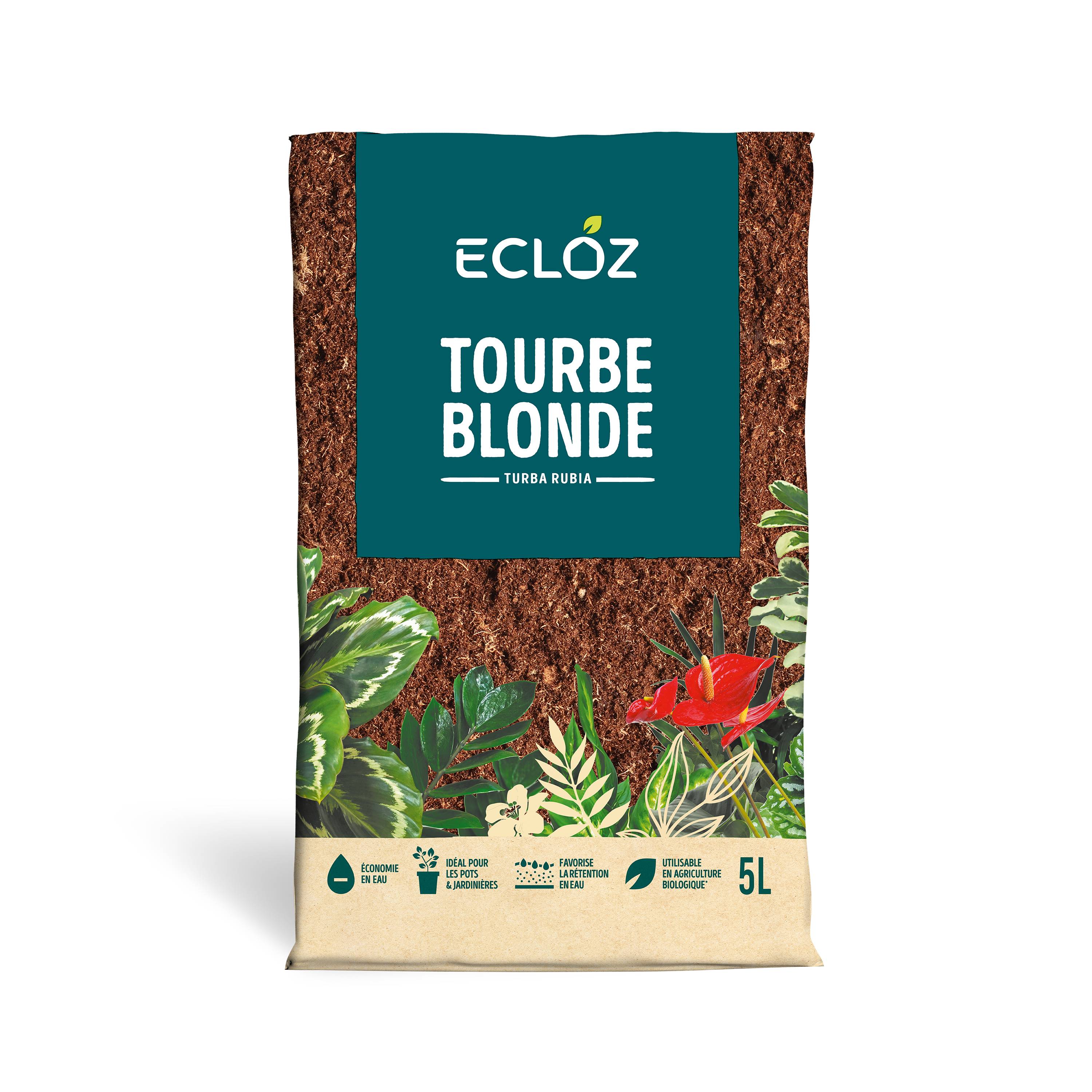 Ecloz - Tourbe blonde 5L - ECLOZ - Imagen 5