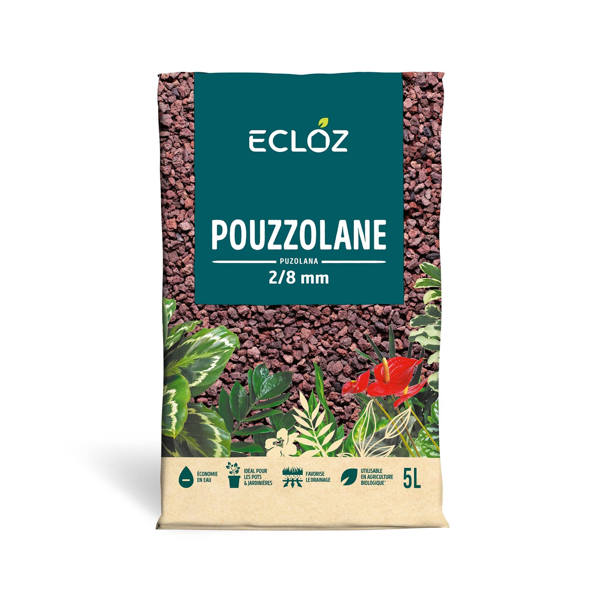 Ecloz - Pouzzolane 5L - Calibre 2/8mm - ECLOZ