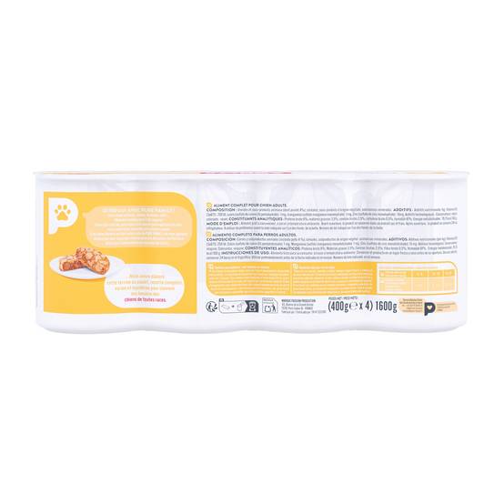 Pure Family - Pâtée terrine pour chien au poulet 400 g x 4 - PURE FAMILY - Image 5