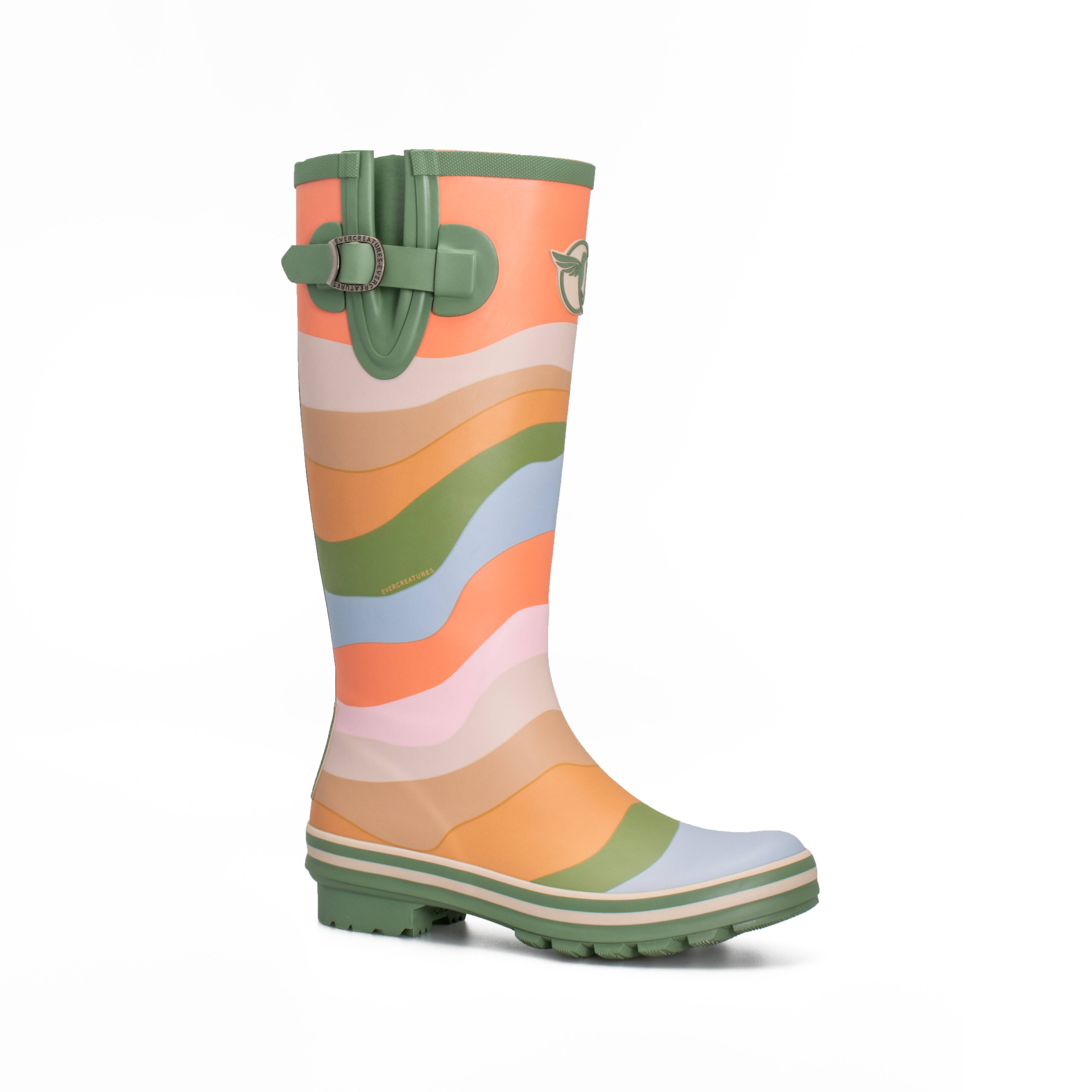 Rouchette - Bota de goma FEELING Wellies-Tall Green talla 38 - Rouchette