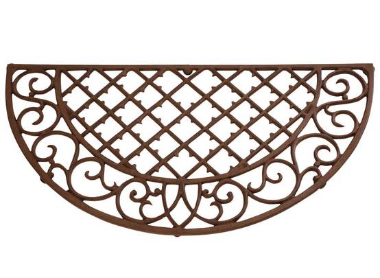 Paillasson demi-lune fonte marron L.67 cm l.34 cm ép.2 cm - Esschert design - Image 2
