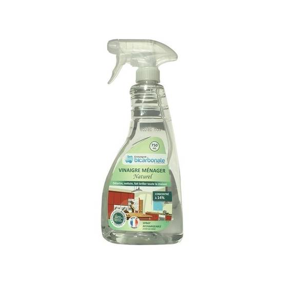 Sans Marque - Vinaigre blanc français 750 ml concentré à 14 ° - La compagnie du bicarbonate - Imagen 1