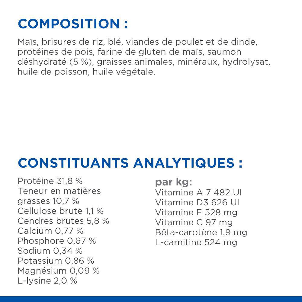 Science plan - Croquettes chat stérilisé au saumon 3 kg - Hill's Science Plan - Imagen 5