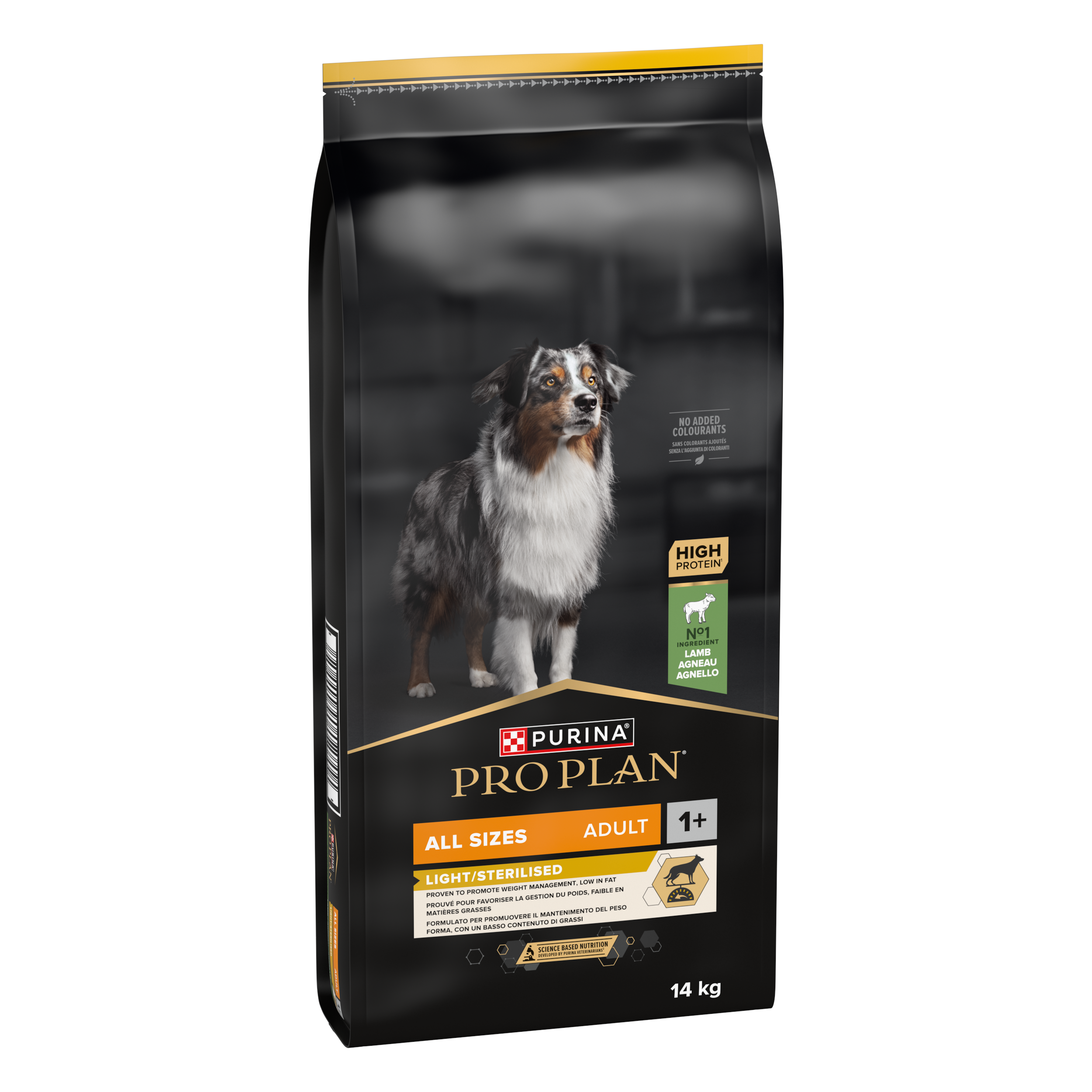 Purina Pro Plan - Croquettes pour chiens adultes toutes tailles Light / Sterilised Agneau 14 kg - Pro Plan - Image 4