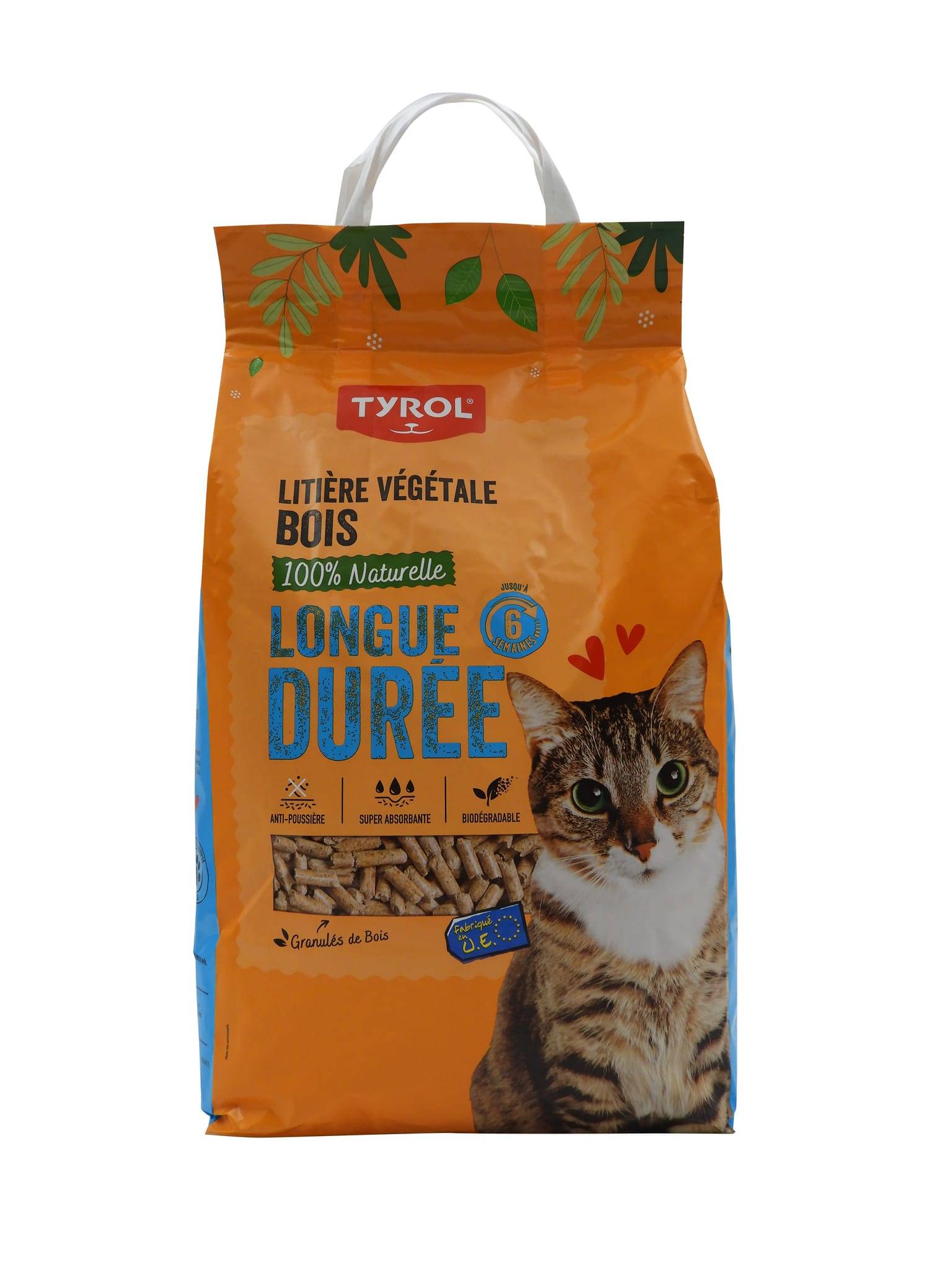 Tyrol - Litière pour chat Propocat bois sac 10 L - TYROL
