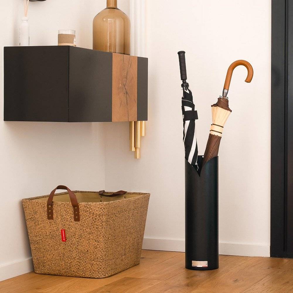 Porte-accessoires Volute en acier noir L.490 mm l.150 mm - Le marquier - Image 1