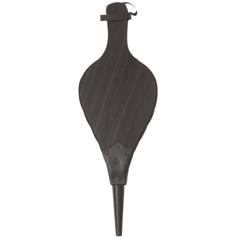 Fuelle de chimenea en pino y skay negro l.16 P.3 H.50 cm Natura - Le marquier - Imagen 1