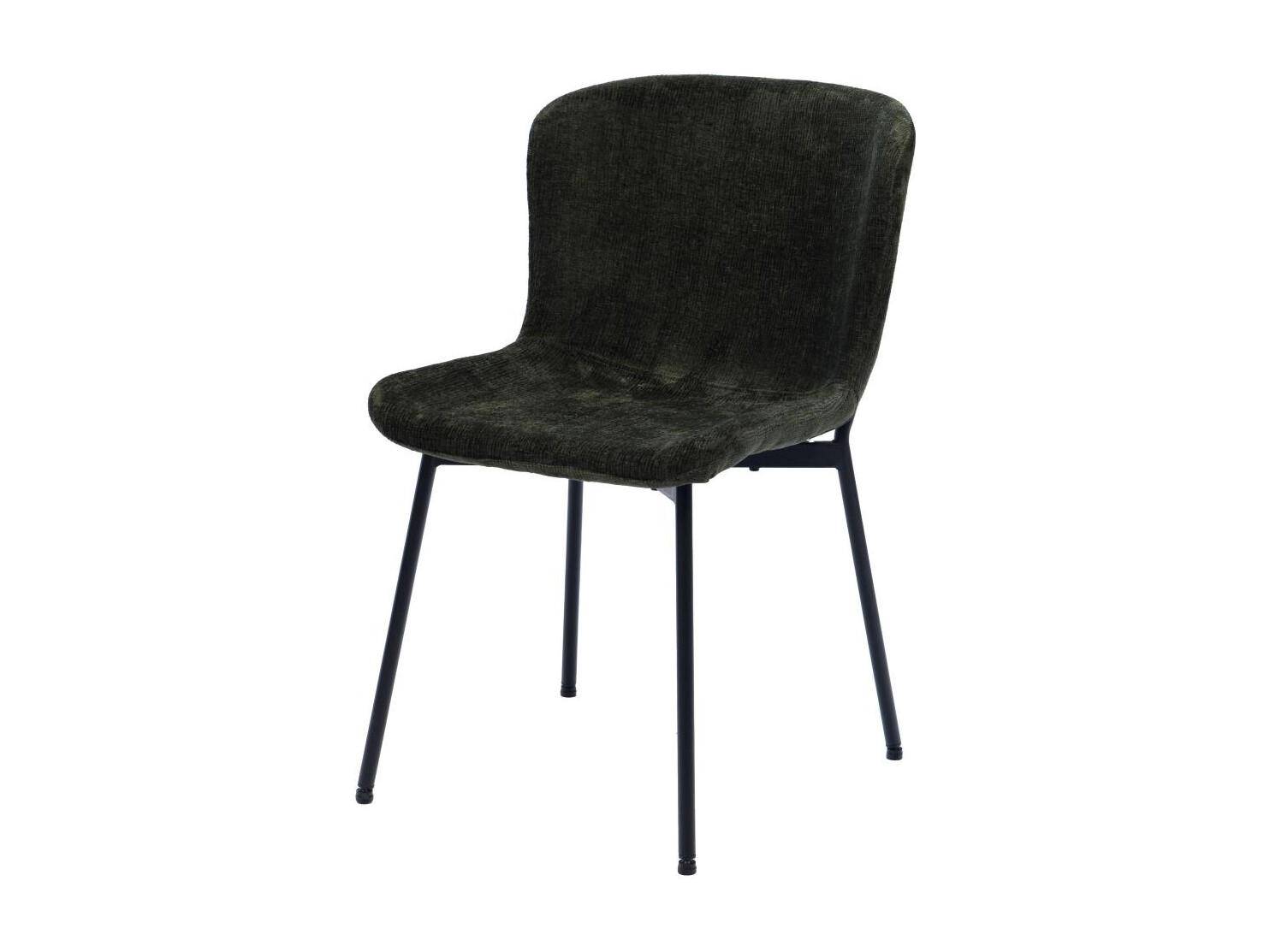 Chaise de bureau Arabelle tissu vert L.52 cm l.61 cm H.80 cm - Amadeus - Imagen 3