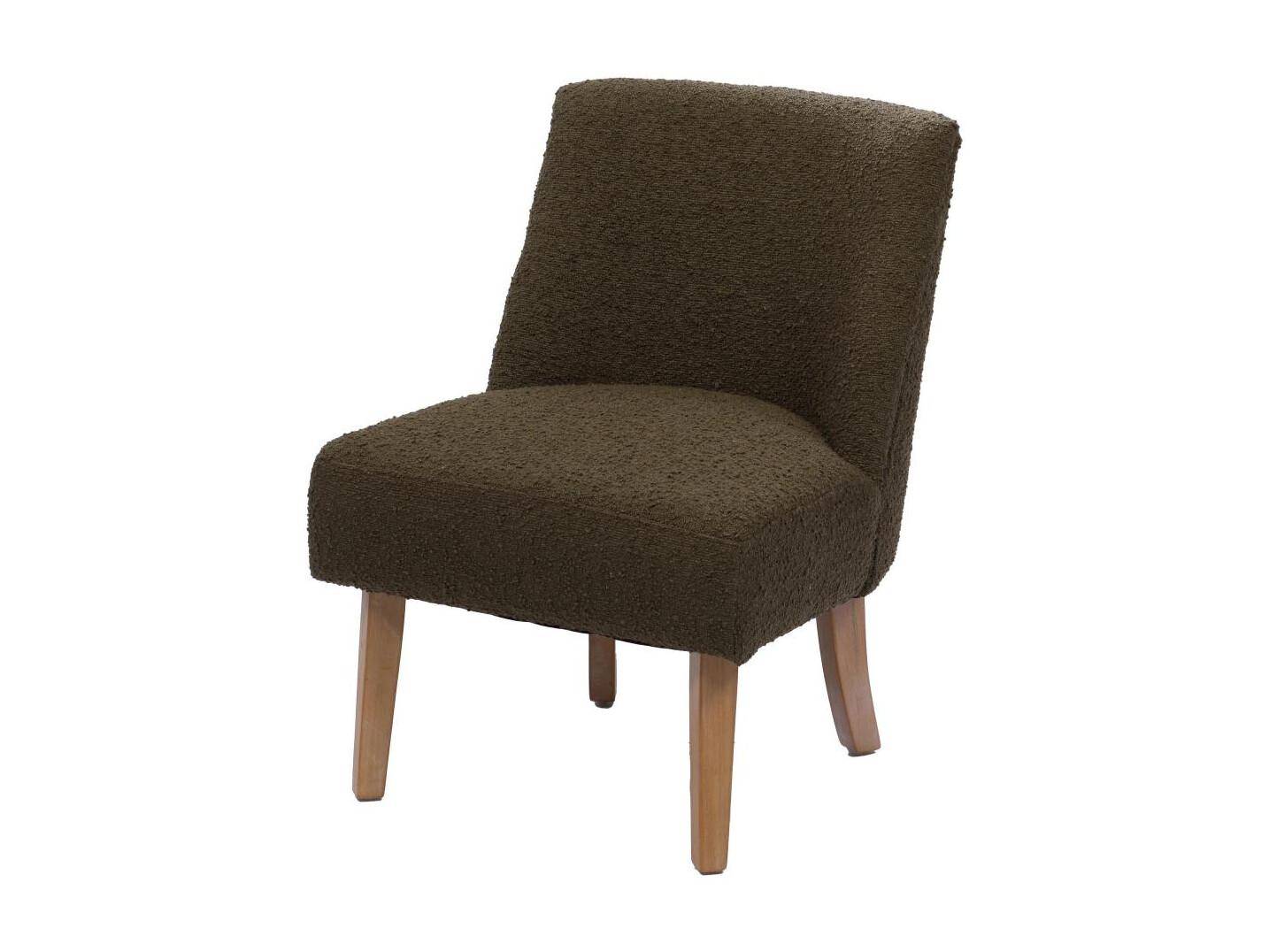 Fauteuil Dag tissu bouclette vert L.51 cm l.58 cm H.71 cm - Amadeus - Imagen 2