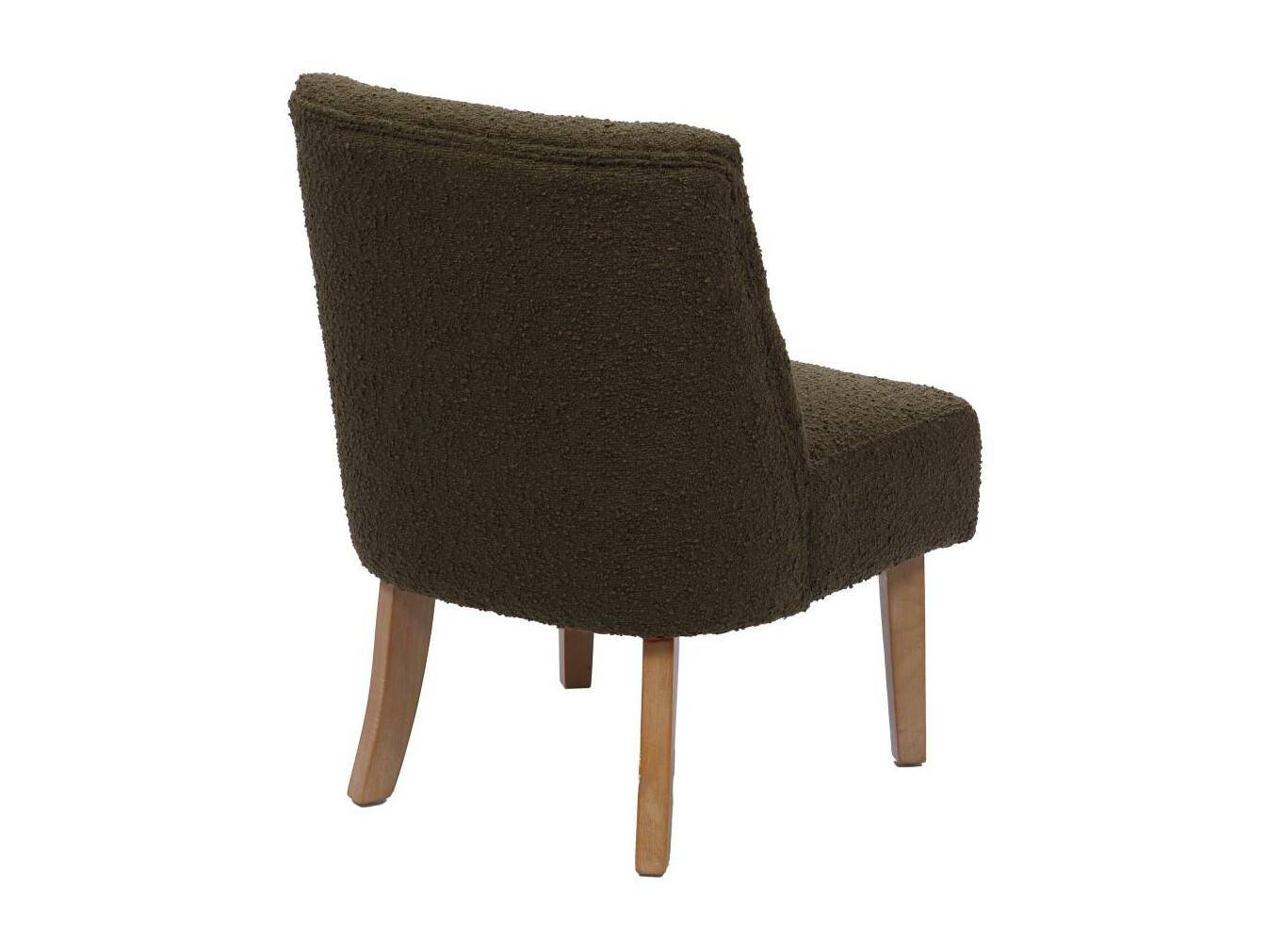 Fauteuil Dag tissu bouclette vert L.51 cm l.58 cm H.71 cm - Amadeus - Imagen 3