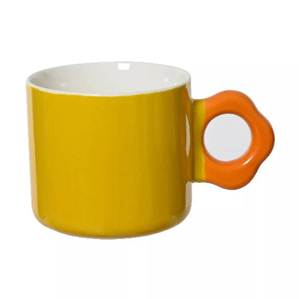 Mug en porcelaine multicolore L.12 cm l.7.5 cm H.7 cm - Kaemingk - Imagen 2