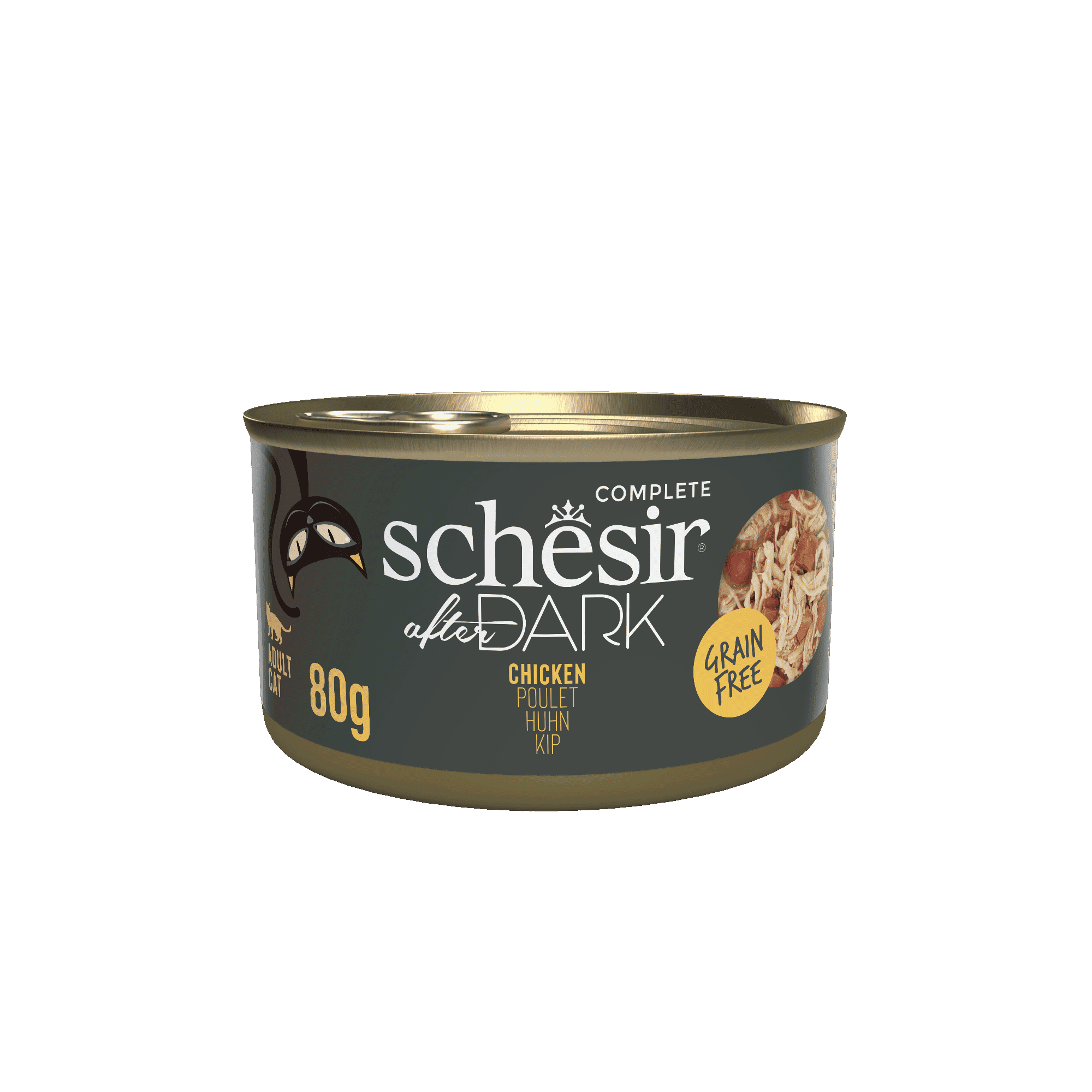 Schesir - Schesir After Dark Filetes de Pollo en Caldo 80 g - SCHESIR