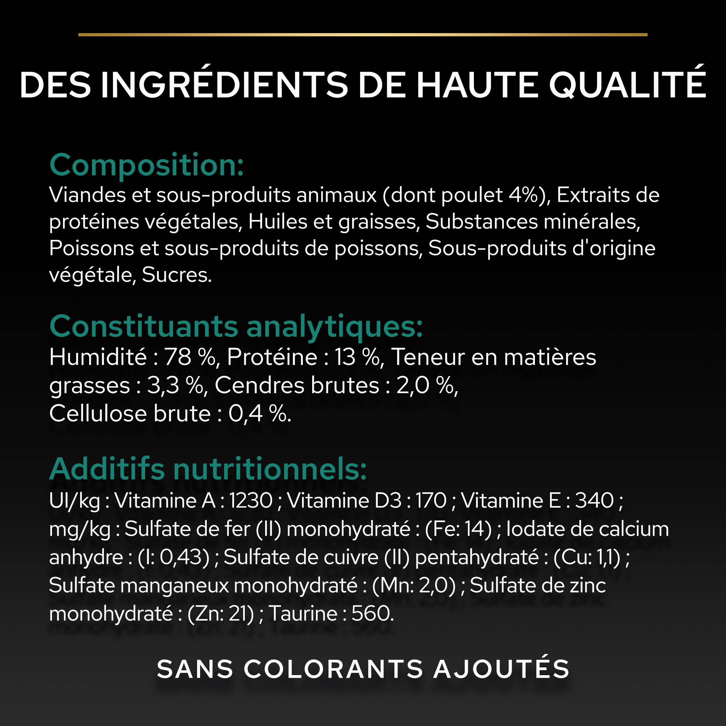 Purina Pro Plan - Pâtée pour chat stérilisé en sauce Maintenance Poulet Boeuf 10x85g - Pro Plan - Image 8
