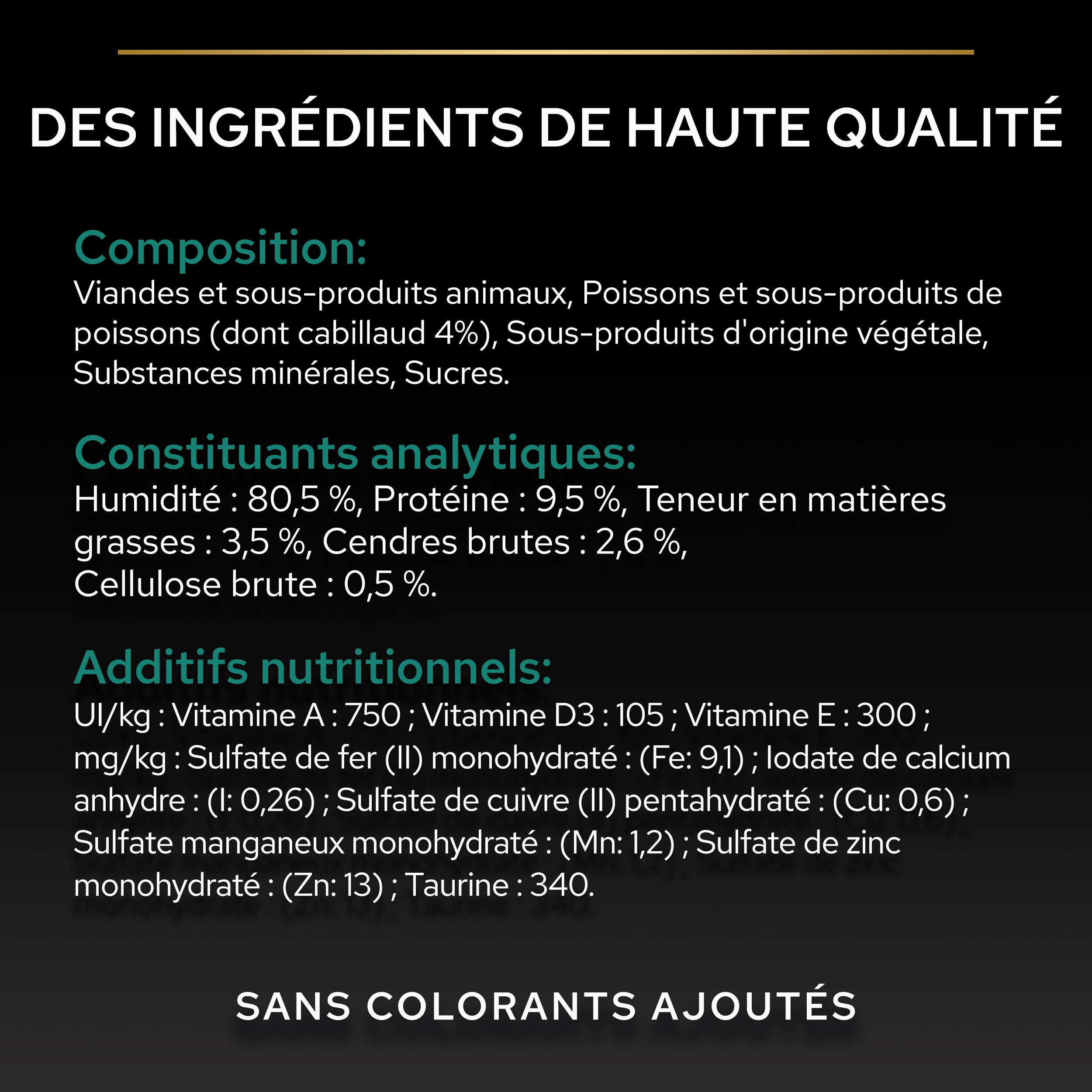 Purina Pro Plan - Terrina para gato adulto esterilizado de bacalao 10 x 75 g - Pro Plan - Imagen 8