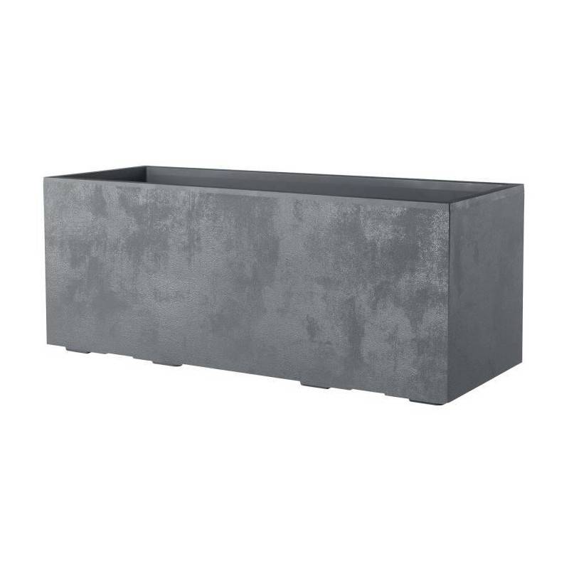 Jardinière muret plastique gris L.99 cm Millennium R - Deroma - Imagen 6