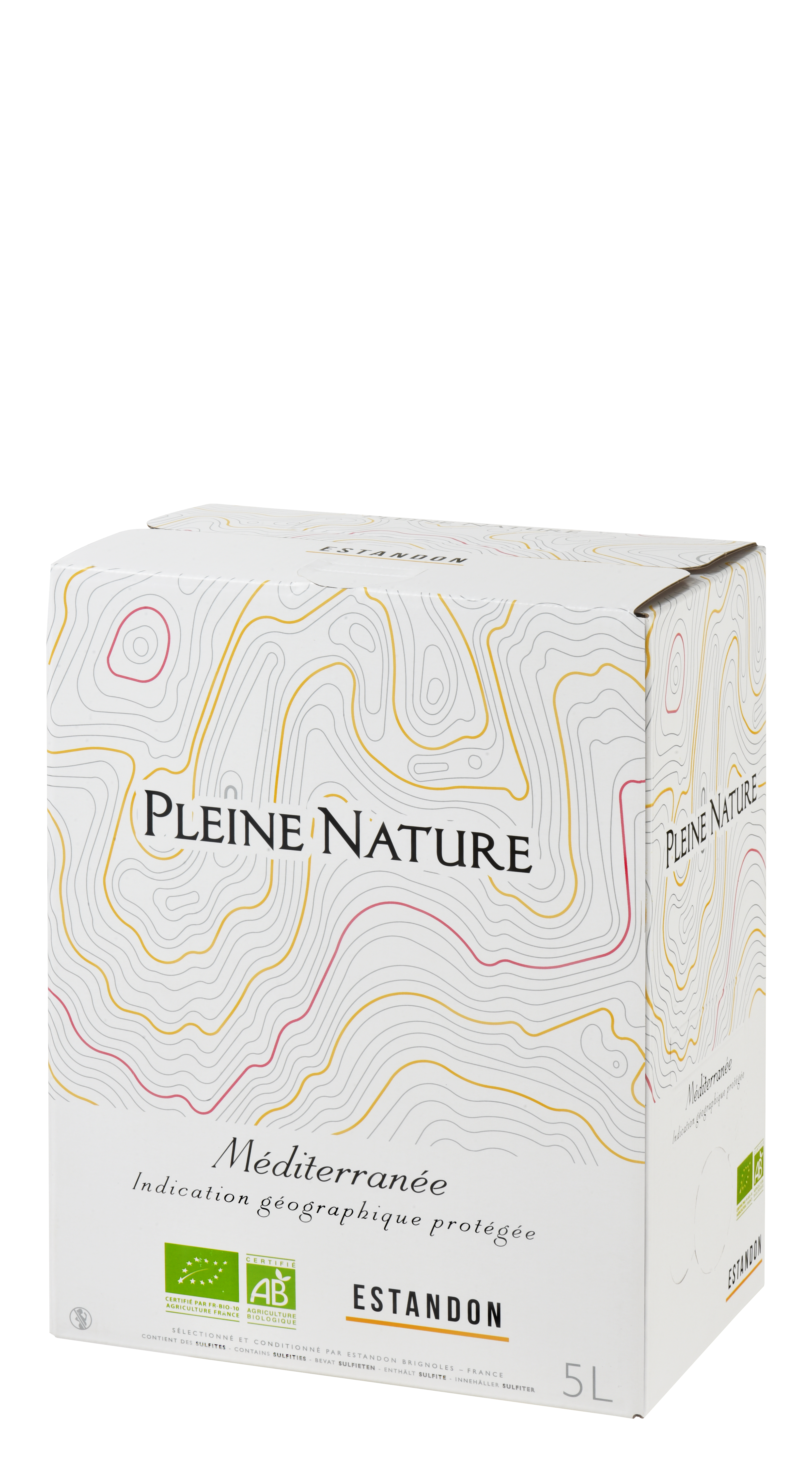 ESTANDON - IGP Méditerranée BIO - Pleine Nature rosé 5 L - Estandon