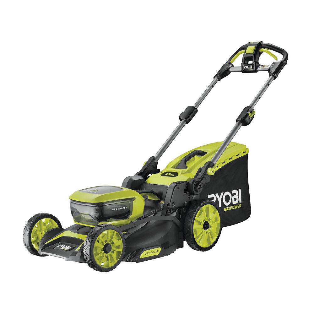 Tondeuse tractée sans fil 36V polypropylène noir L.46 cm RY36LMxP46A-150 - Ryobi
