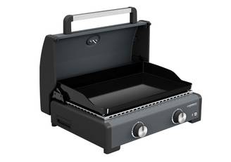 Campingaz - Plancha gaz Sigma 2 Cook fonte émaillée gris L.58xP.36 cm - Campingaz
