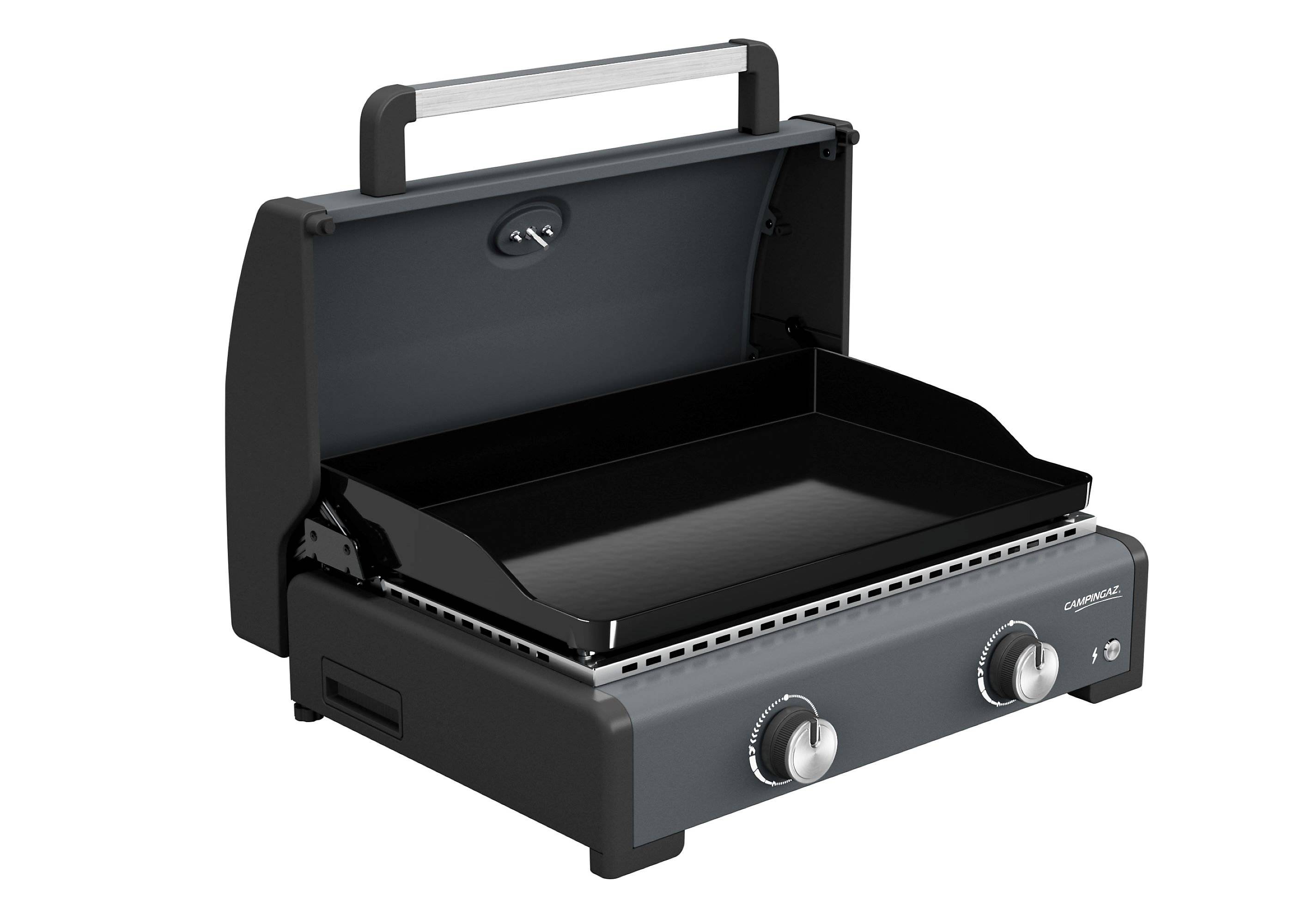 Campingaz - Plancha gaz Sigma 2 Cook fonte émaillée gris L.58xP.36 cm - Campingaz