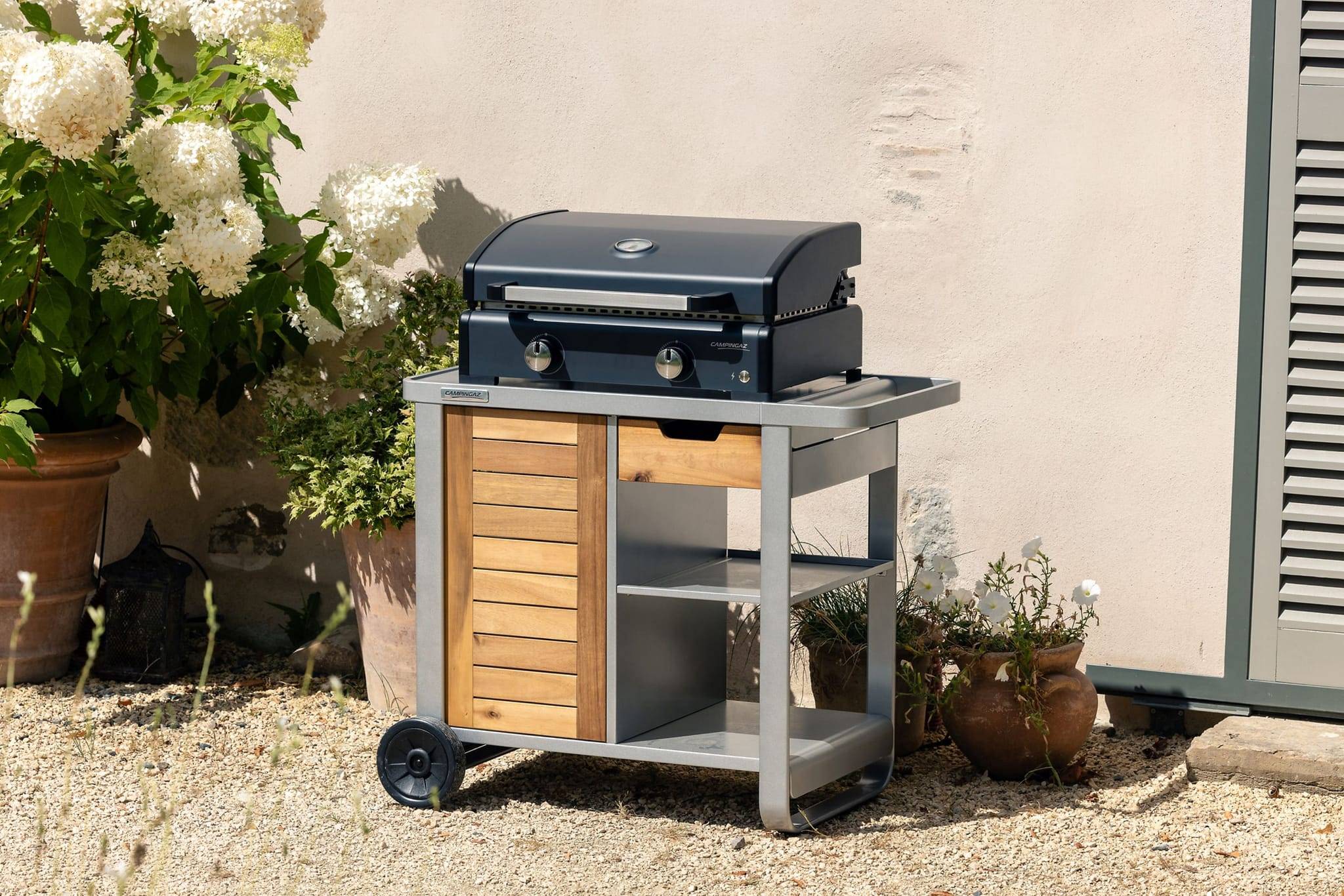 Campingaz - Plancha gaz Sigma 2 Cook fonte émaillée gris L.58xP.36 cm - Campingaz - Imagen 8