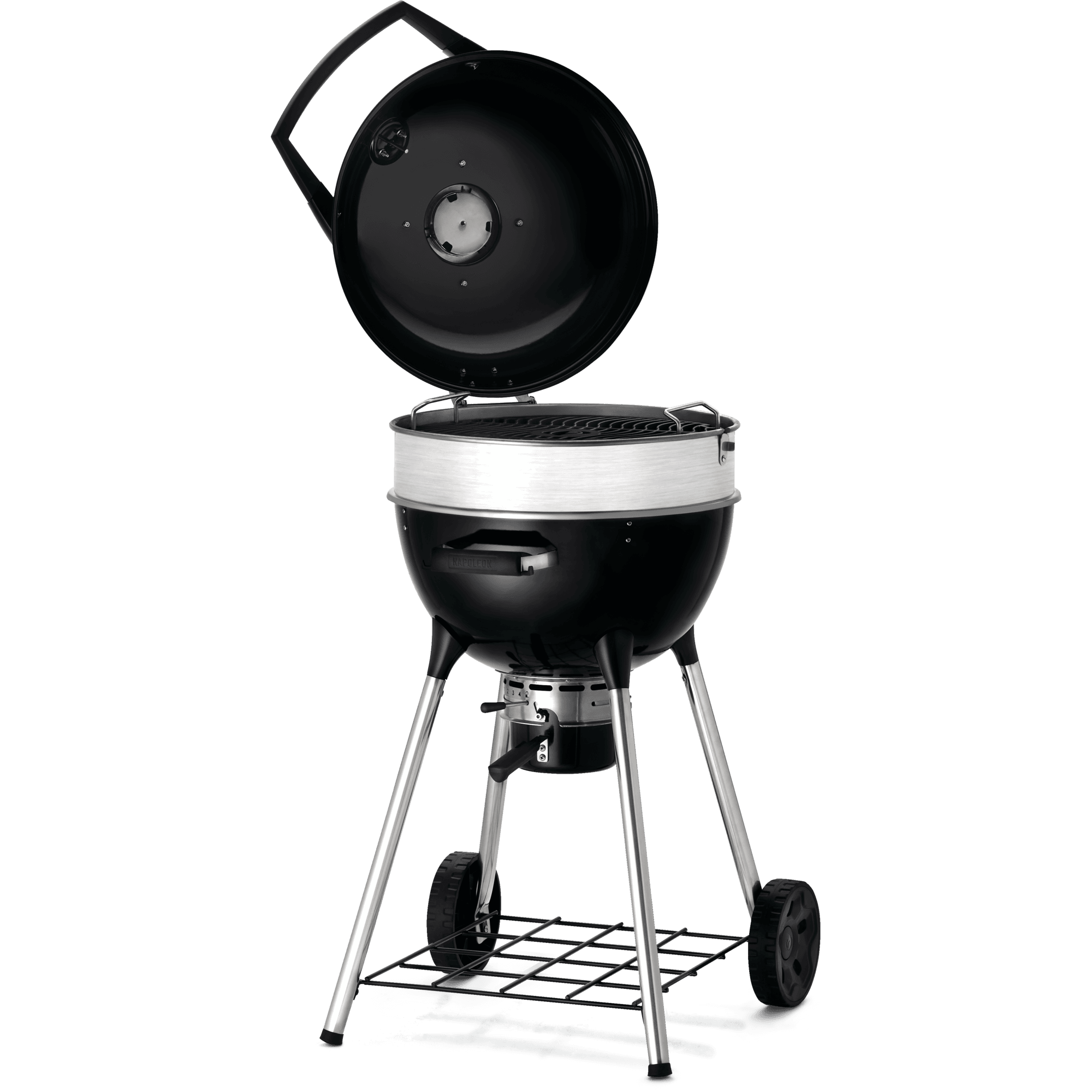 Napoleon - Barbecue à charbon Charcoal Kettle Pro 47 cm fonte émaillée noir L.53 l.63 H.100 cm - Napoleon