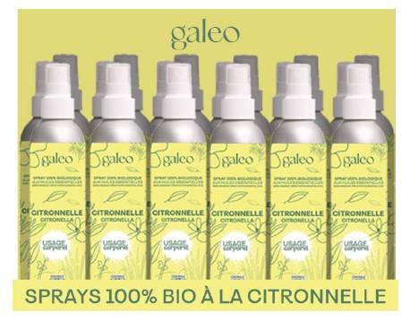 Spray corporel citronnelle