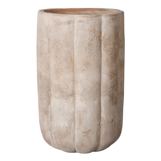 Vase Pumpkin terre cuite marron H.57 cm Ø36 cm - Deroma - Image 2