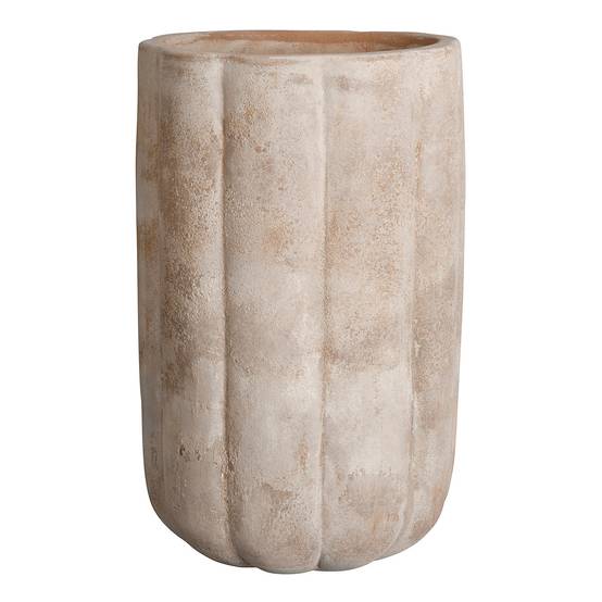 Vase Pumpkin terre cuite marron H.57 cm Ø36 cm - Deroma - Image 1