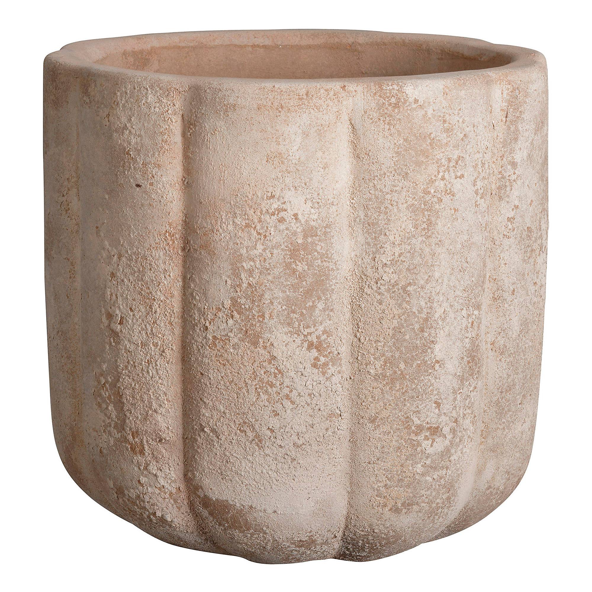 Maceta de flores Pumpkin terracota marrón Ø36 cm H.33 cm - Deroma - Imagen 4