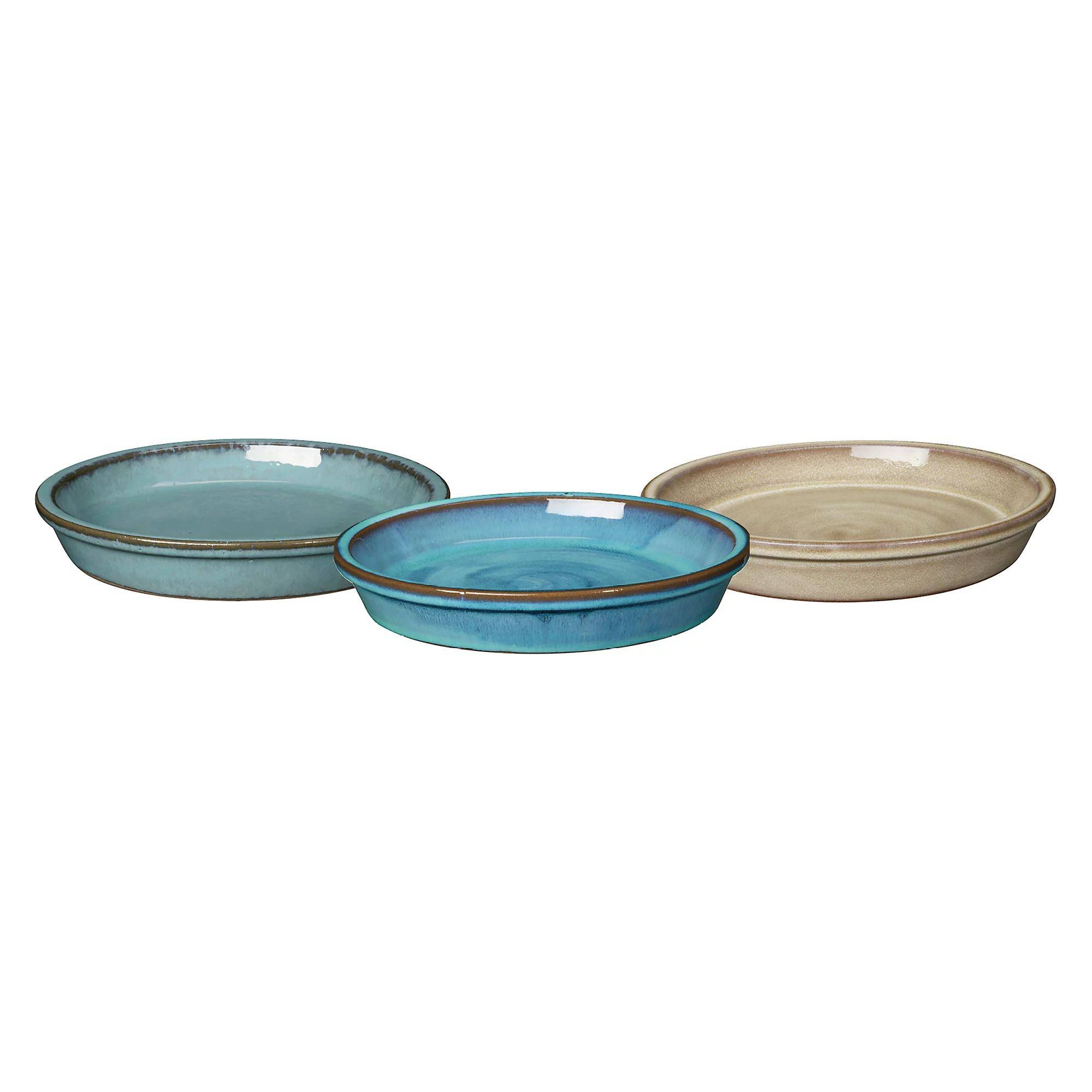 Soucoupe Capri en terre cuite multicolore Ø17 cm modèle Capri - Deroma - Image 3