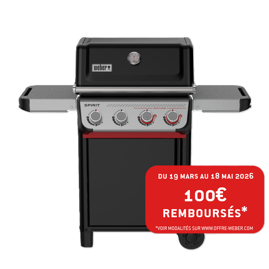Weber - Barbecue à gaz 4 brûleurs acier avec plancha Spirit E-425 - Weber - Image 1