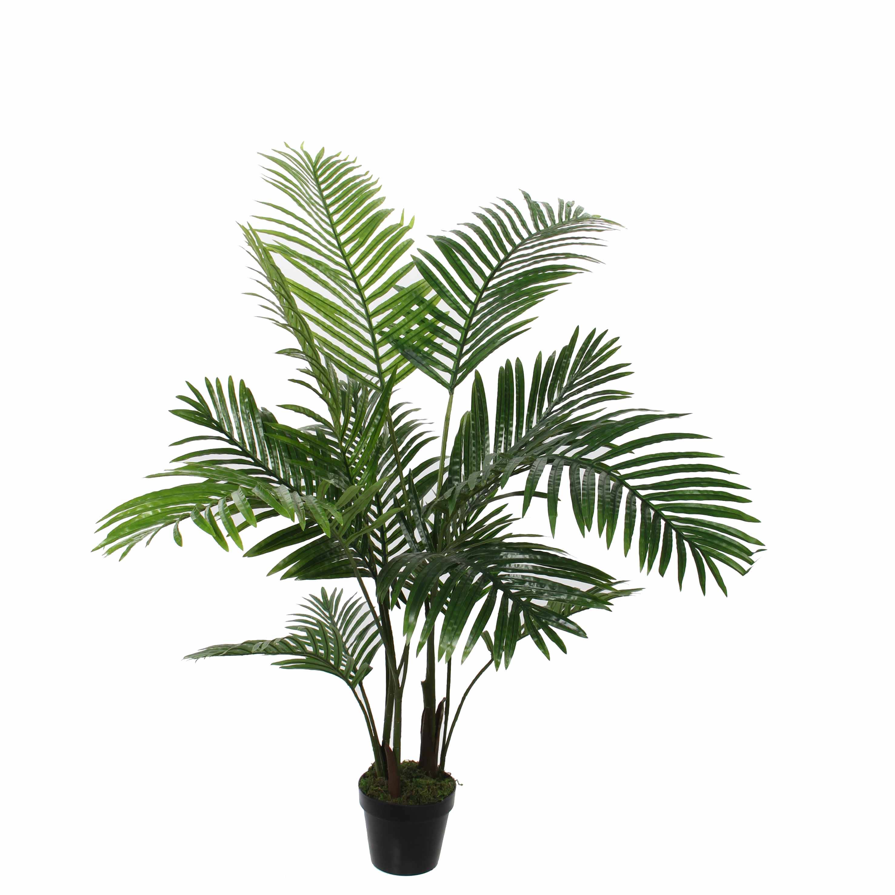 Mica Decorations - Areca palm plante artificielle plastique vert H.110 cm Ø100 cm - Mica decorations - Imagen 1