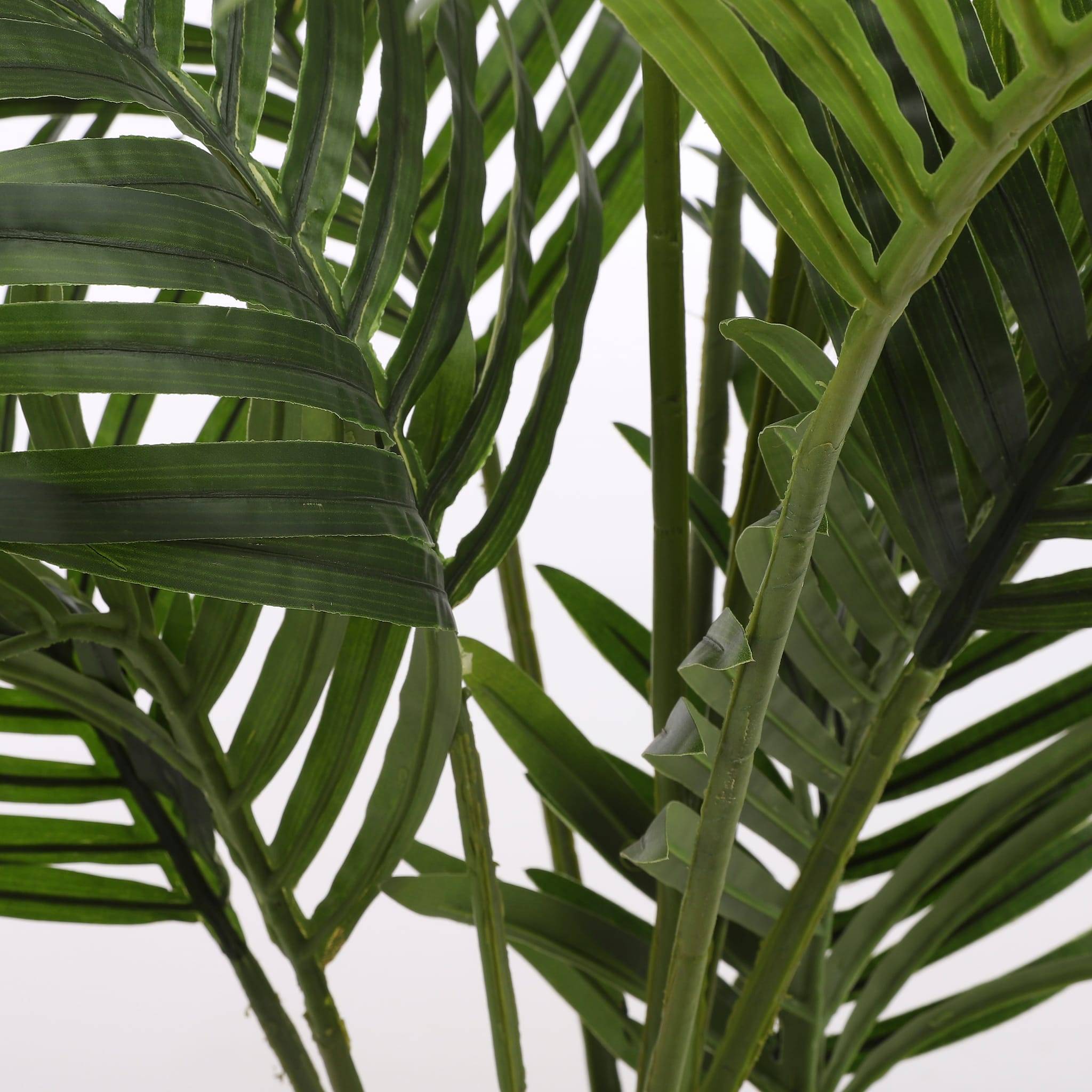 Mica Decorations - Areca palm plante artificielle plastique vert H.110 cm Ø100 cm - Mica decorations - Imagen 4