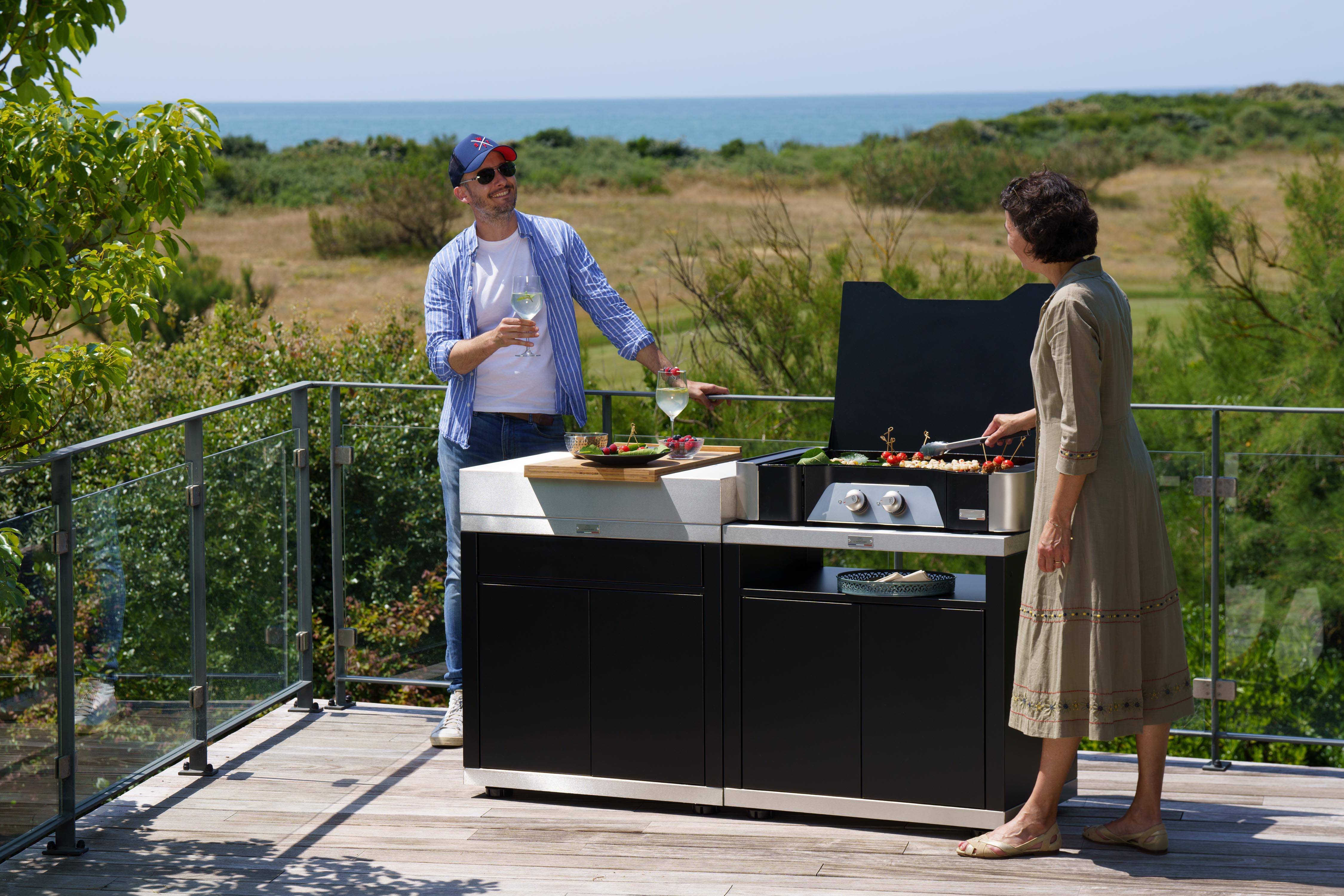 Le Marquier - Plancha gaz 2 feux Exclusive 260 Duo Le Marquier - Image 1
