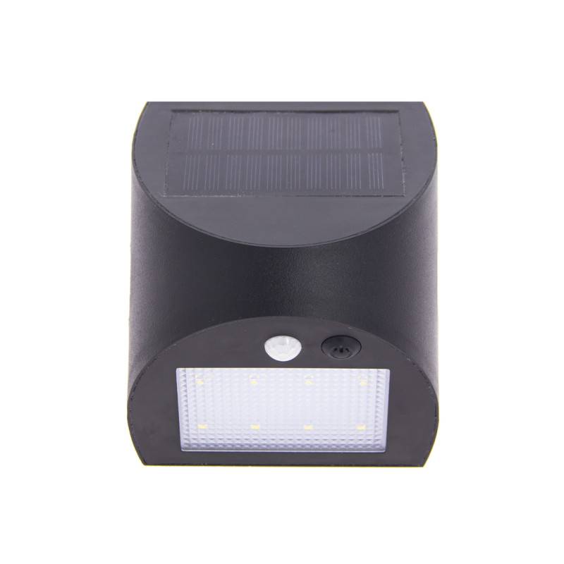xanlite - Aplique híbrido solar + USB recargable, IP54, 350 lúmenes, 5000K, Blanco frío, display 12pcs - Imagen 4