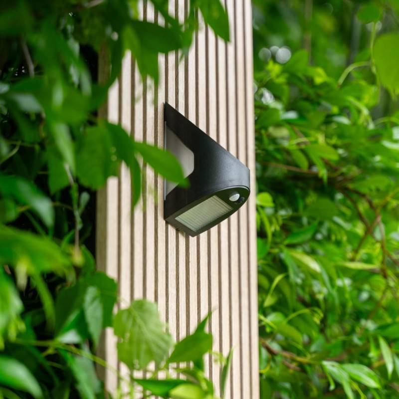 xanlite - Aplique híbrido solar + USB recargable, IP54, 350 lúmenes, 5000K, Blanco frío, display 12pcs - Imagen 3