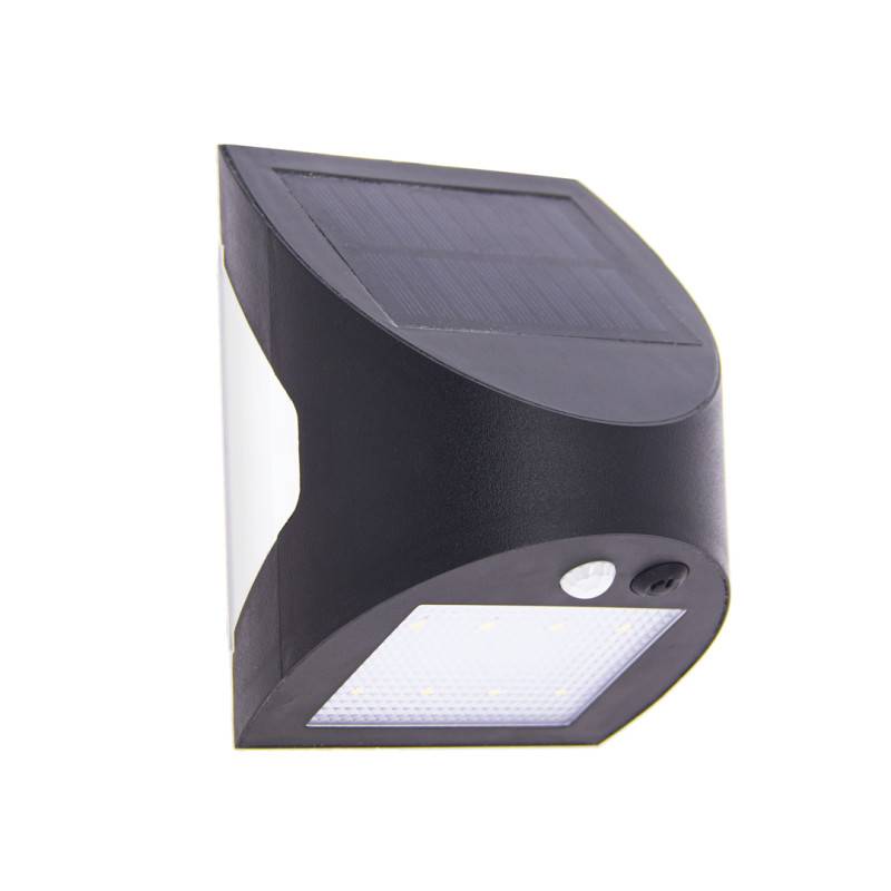 xanlite - Aplique híbrido solar + USB recargable, IP54, 350 lúmenes, 5000K, Blanco frío, display 12pcs - Imagen 6