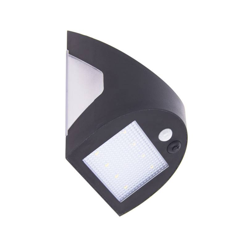 xanlite - Aplique híbrido solar + USB recargable, IP54, 350 lúmenes, 5000K, Blanco frío, display 12pcs - Imagen 1