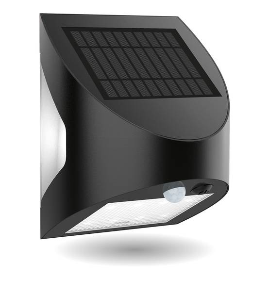 xanlite - Applique hybride solaire + USB rechargeable, IP54, 350 Lumens, 5000K, Blanc froid, display 12pcs - Image 8
