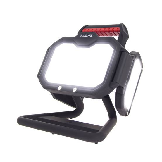 xanlite - Projecteur LED 30W rechargeable USB-C équivalence 200W 3 modes 10h d'autonomie Blanc froid - Image 1