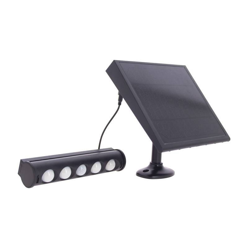 xanlite - Réglette solaire LED avec panneau déporté noir, 8 modes d'éclairage, IP65, 1000 Lumens, Blanc froid - Image 8